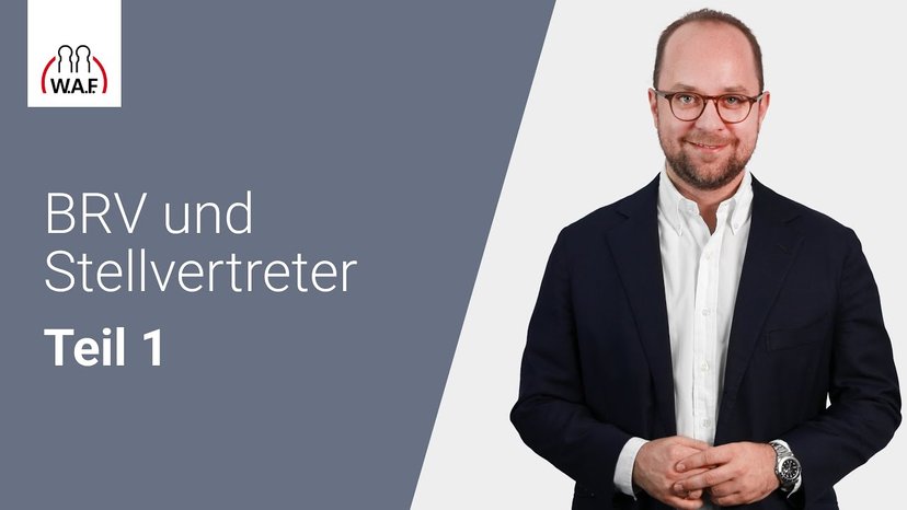Betriebsratsvorsitzende und Stellvertreter Teil 1