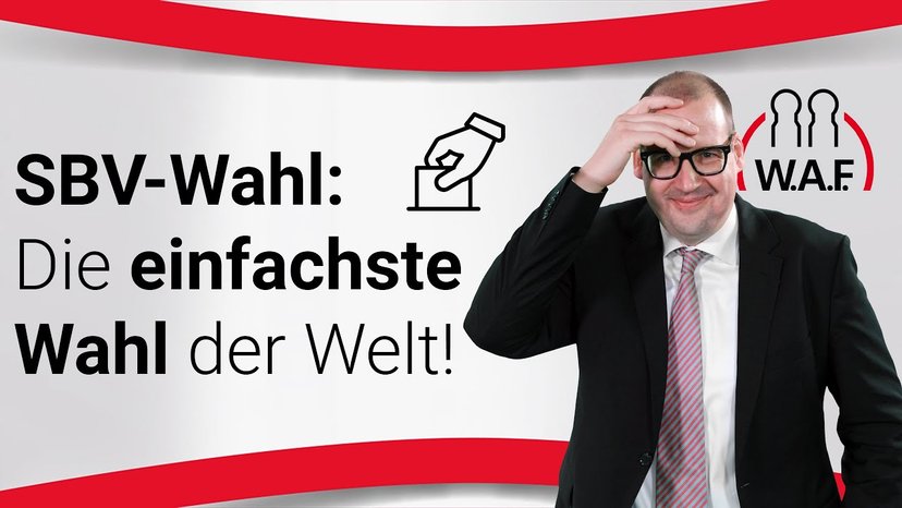 SBV-Wahl: Die einfachste Wahl der Welt!