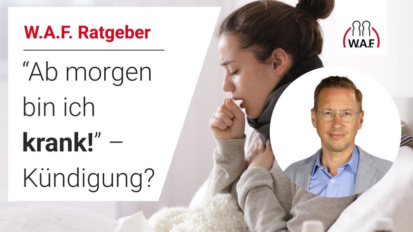 Ab morgen bin ich krank – droht jetzt die Kündigung?