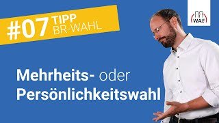 Mehrheitswahl und Persönlichkeitswahl - einfach erklärt