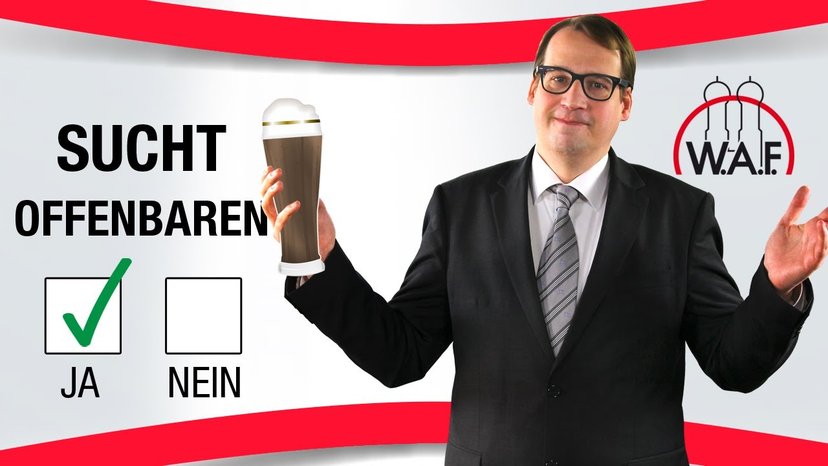 "Chef, ich bin alkoholkrank! Prost!" Suchterkrankung offenbaren: Das spricht dafür!
