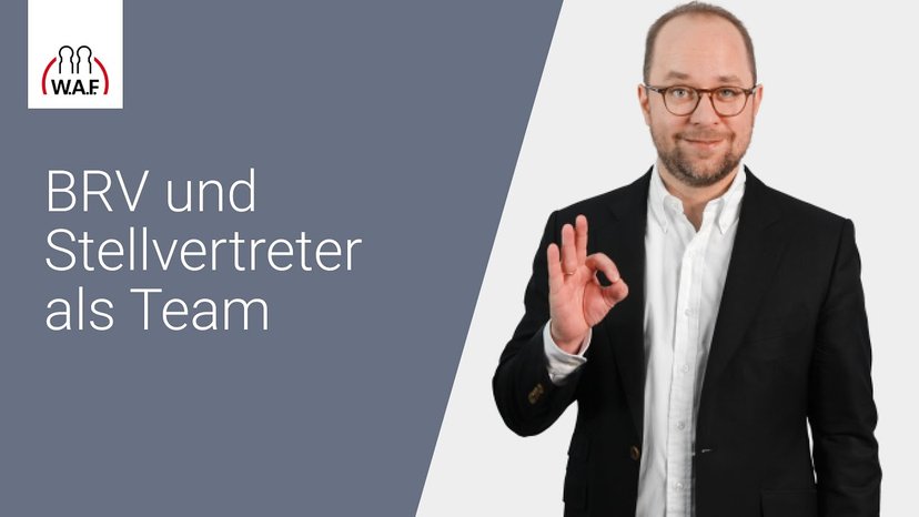 BRV und Stellvertreter als Team