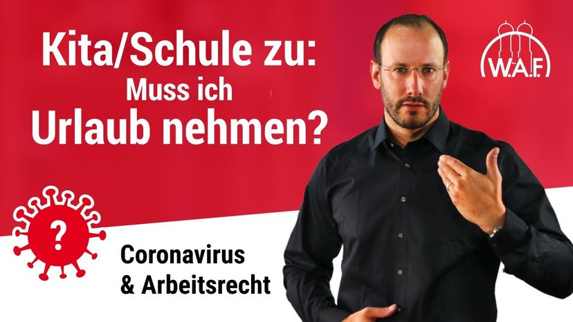 Muss ich Urlaub nehmen wenn mein Kind nicht zur Schule gehen kann?