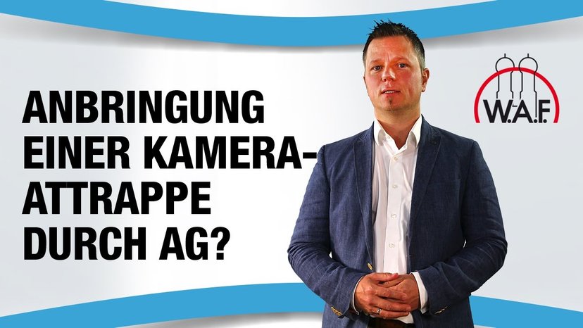 Kamera-Attrappe im Unternehmen anbringen? ?