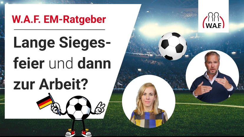 Fußball-EM: Länger gefeiert und trotzdem zur Arbeit am nächsten Tag?