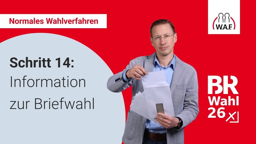 14. Schritt: Briefwahl