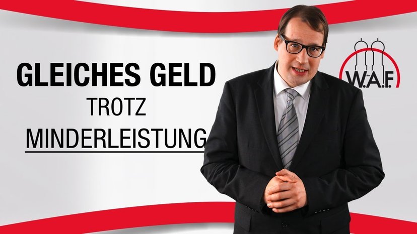 Gleiches Entgelt bei Minderleistung trotz Klausel im Vertrag?